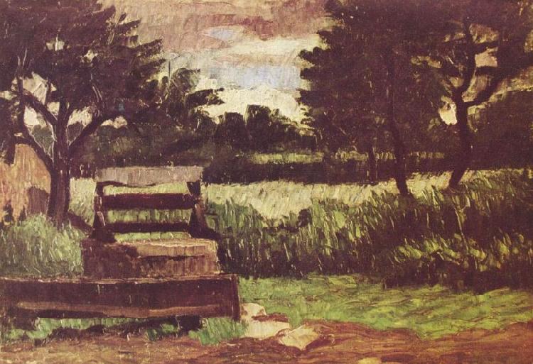 Paul Cezanne Landschaft mit Brunnen Germany oil painting art